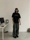 RT No. 18746 CARGO PARACHUTE STRAIGHT PANTS
