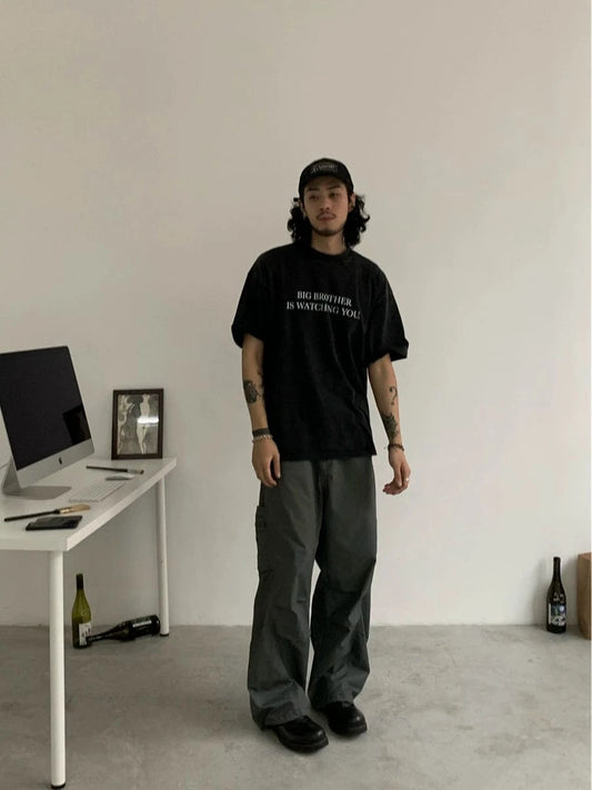 RT No. 18746 CARGO PARACHUTE STRAIGHT PANTS