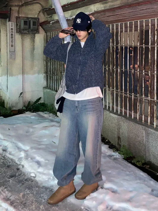 RT No. 45002 BAGGY DENIM STRAIGHT JEANS