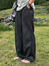 RT No. 18271 BLACK STRAIGHT JEANS