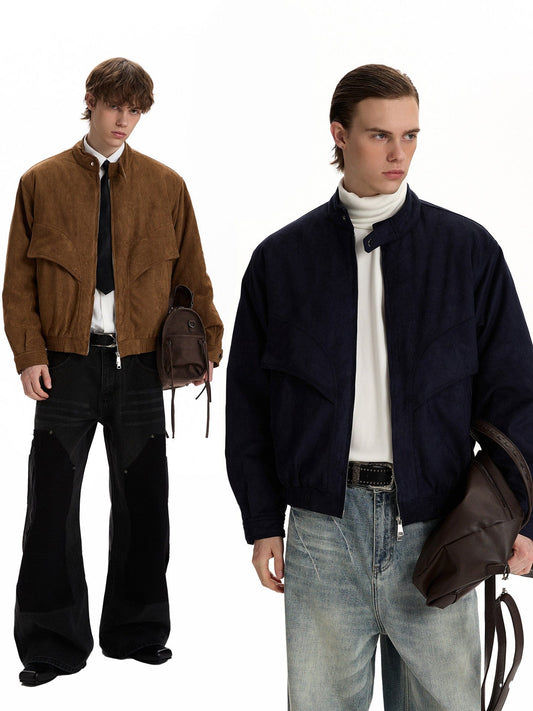 RT No. 58025 SUEDE HARRINGTON JACKET