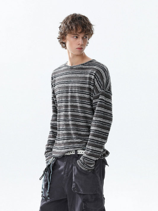 RT No. 50221 KNITWEAR STRIPE LONGSLEEVE