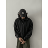 RT No. 29144 WASHED QUARTER ZIP-UP SWEATER