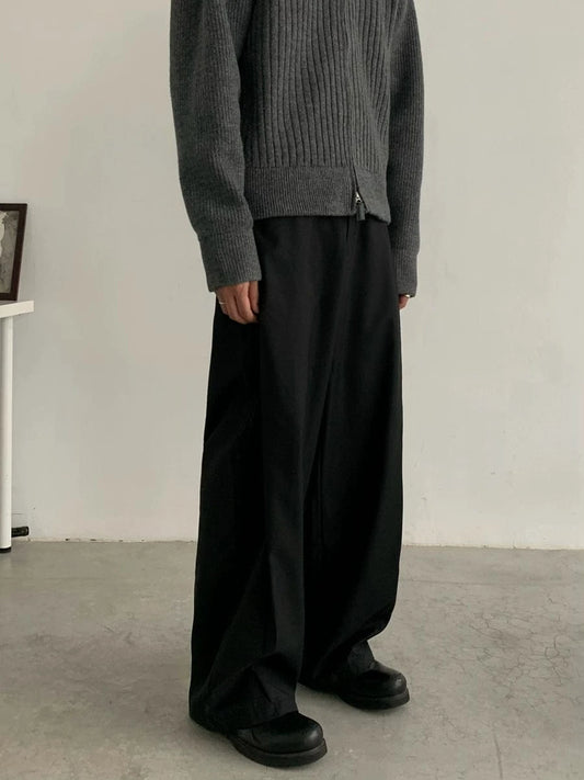 RT No. 18815 PLEATED WIDE STRAIGHT PANTS