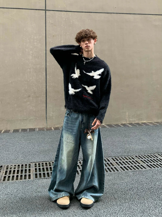 RT No. 18004 MOHAIR DOVE SWEATER