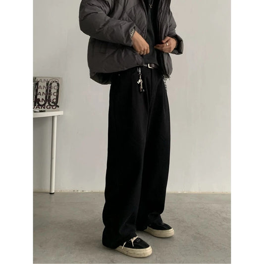 RT No. 18744 HYOJUN PLEATED STRAIGHT PANTS