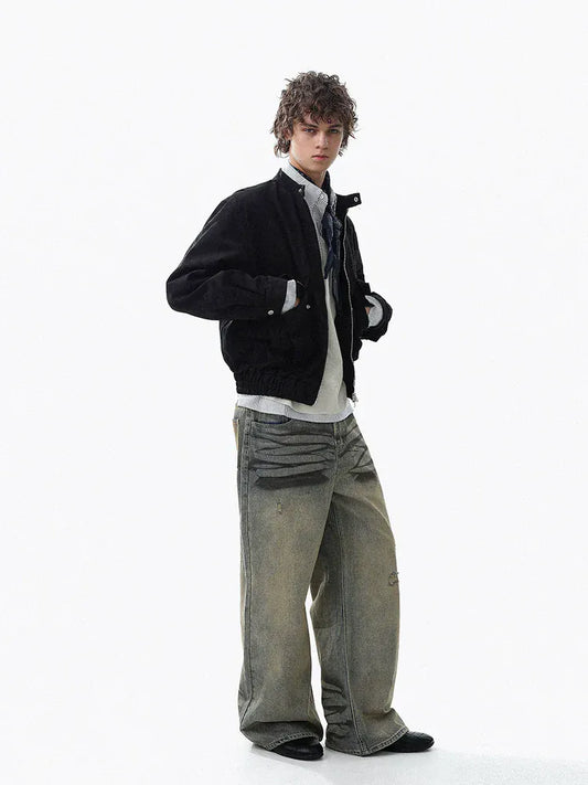 RT No. 50303 BIKER COLLAR CARGO JACKET