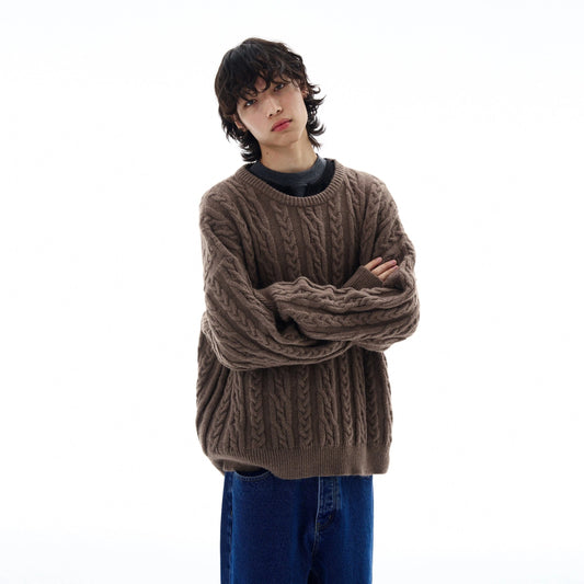 RT No. 25030 TWIST KNIT SWEATER
