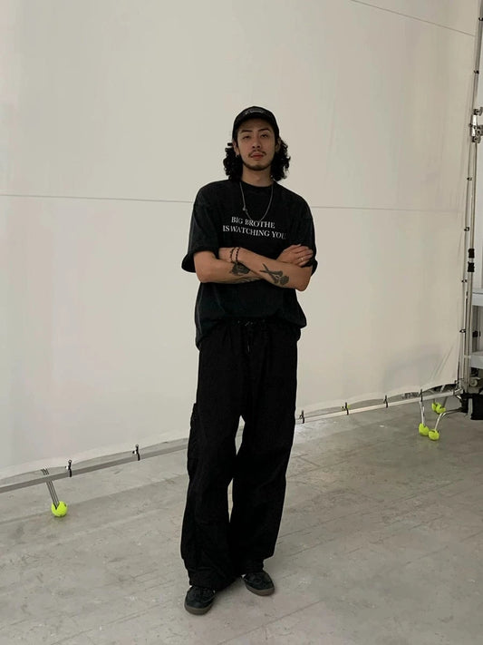 RT No. 18746 CARGO PARACHUTE STRAIGHT PANTS