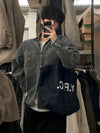 RT No. 32034 GRAY CORDUROY BUTTON-UP SHIRT