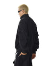RT No. 32718 BLACK SILHOUETTE STAND COLLAR JK