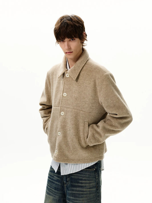 RT No. 50321 WOOLEN BUTTON UP JACKET