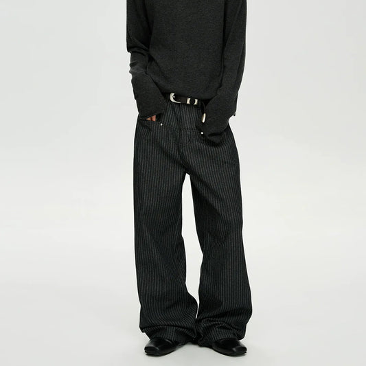 RT No. 40803 RECONSTURCTED STRIPED PANTS