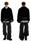 RT No. 45034 KNITWEAR BUTTON-UP HOODED SWEATER