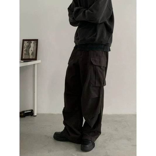 RT No. 18748 WORKWEAR PARACHUTE STRAIGHT PANTS