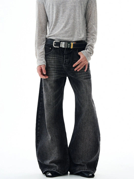 RT No. 32828 WASHED SCIMITAR DENIM JEANS