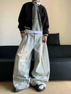 RT No. 19610 PLEATED LIGHT BLUE DENIM BAGGY JEANS
