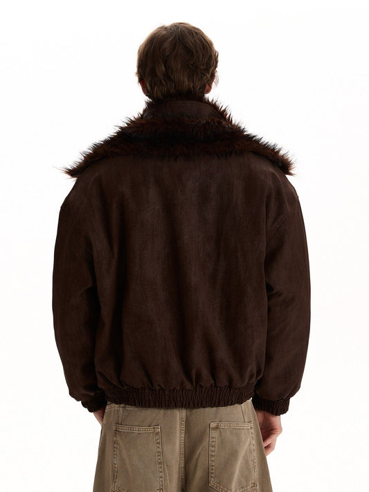 RT No. 58030 WOLF DOUBLE COLLAR JACKET