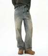 RT No. 12066 WASHED BLUE DENIM STRAIGHT JEANS