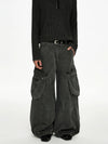 RT No. 50030 RECONSTRUCTED BAGGY CARGO PANTS