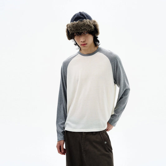 RT No. 32101 BASEBALL CONTRAST LONGSLEEVE