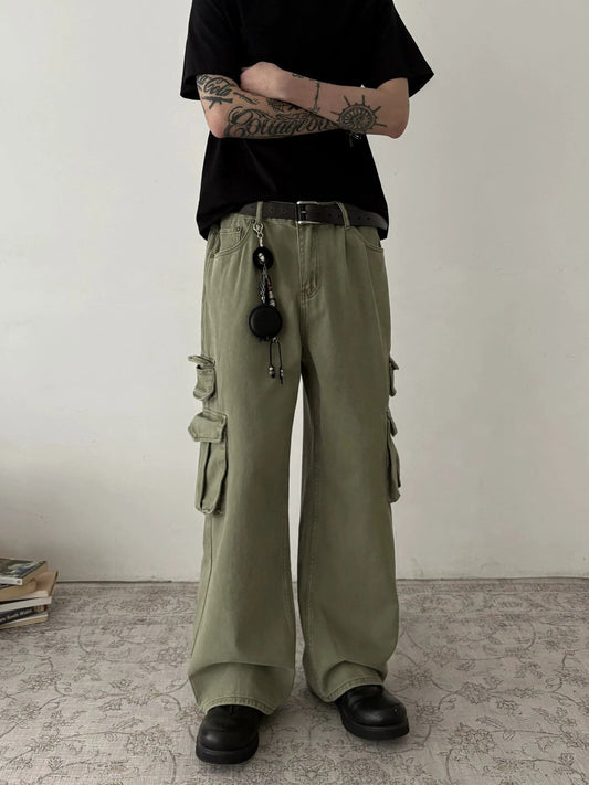 RT No. 19718 CARGO POCKET STRAIGHT PANTS