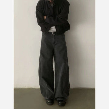 RT No. 18828 WASHED ASH SCIMITAR DENIM JEANS