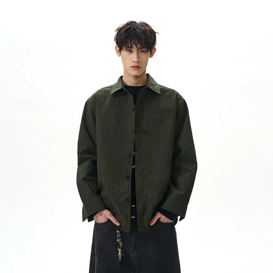 RT No. 40522 PLAID BUTTON UP SHIRT