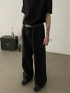 RT No. 18843 BLACK FLARED STRAIGHT JEANS