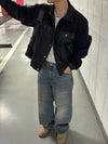 RT No. 32606 NAVY BLUE CORDUROY PATCH JK