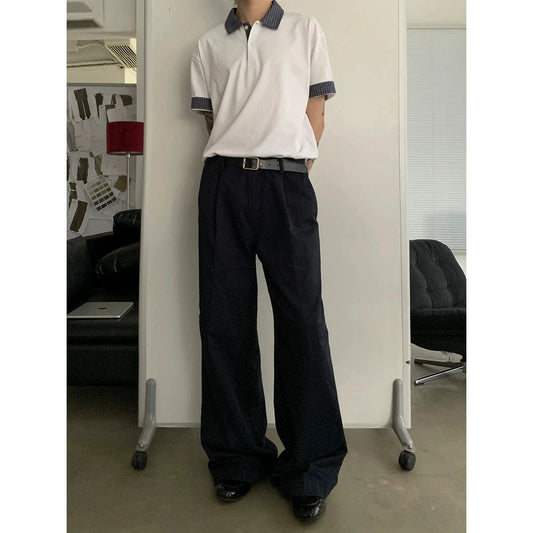 RT No. 19508 SILHOUETTE PLEATED CASUAL PANTS