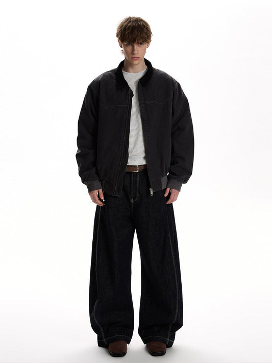 RT No. 59037 WORKWEAR ZIPPER COLLAR JACKET