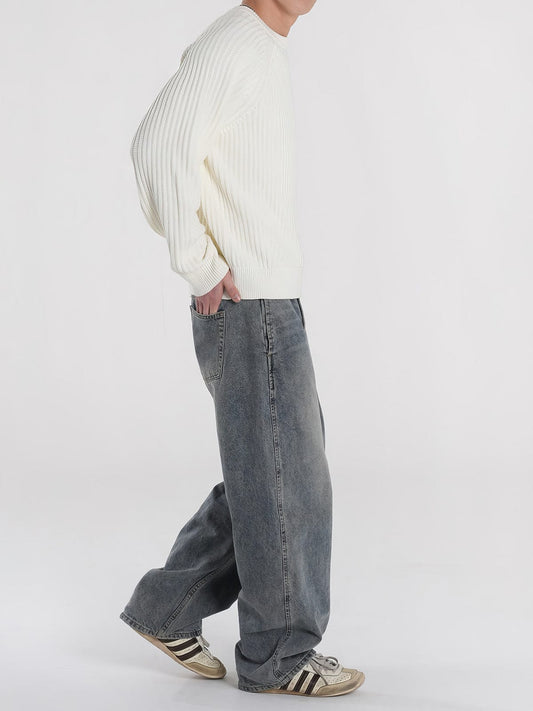 RT No. 12562 WASHED BLUE DENIM JEANS