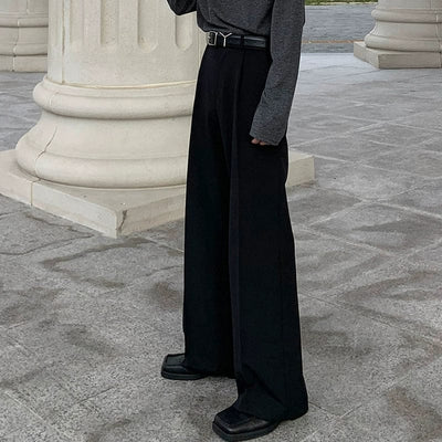 RT No. 11889 WIDE STRAIGHT DRAPE SUIT PANTS