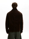 RT No. 50009 DARK BROWN BUCKLE BOXY JACKET