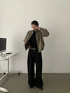 RT No. 29160 PLEATED SILHOUETTE STRAIGHT PANTS