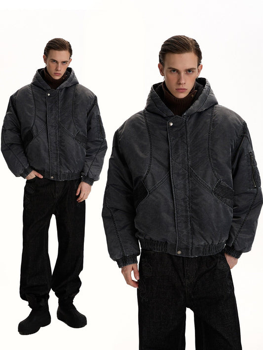 RT No. 59035 RECONSTRUCTED WORKWEAR CARGO JACKET
