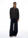 RT No. 19530 LINEN LAZY STRAIGHT PANTS
