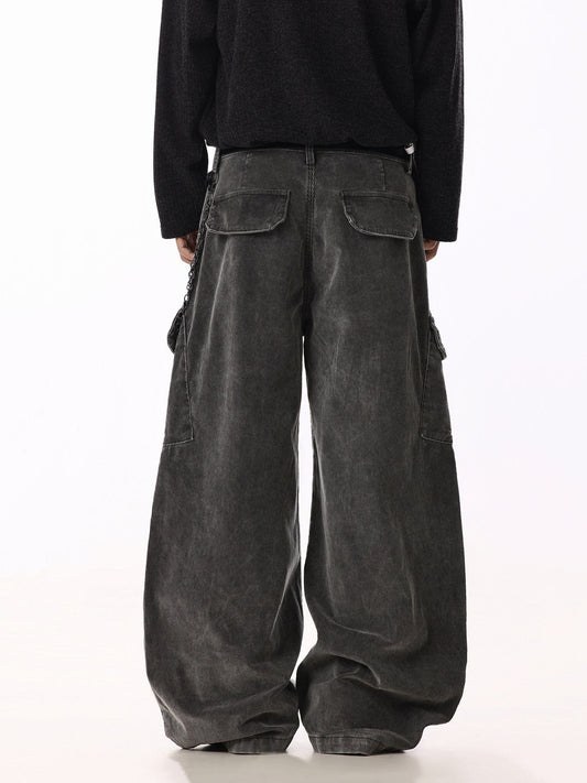 RT No. 58044 CORDUROY SCIMITAR CARGO PANTS