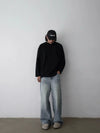 RT No. 32063 WHISKER WASHED DENIM STRAIGHT JEANS
