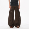 RT No. 18144 BROWN RECONSTRUCTED INDUSTRY WORKWEAR PANTS