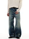 RT No. 55110 WHISKER STRAIGHT DENIM JEANS