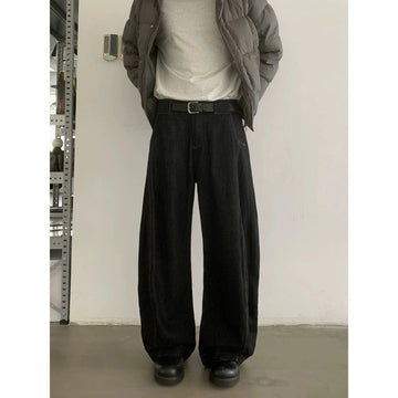 RT No. 18871 BLACK SCIMITAR STRAIGHT DENIM JEANS
