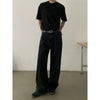 RT No. 18843 BLACK FLARED STRAIGHT JEANS
