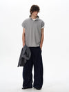 RT No. 18049 KNIT TEXTURED POLO SHORT SLEEVE