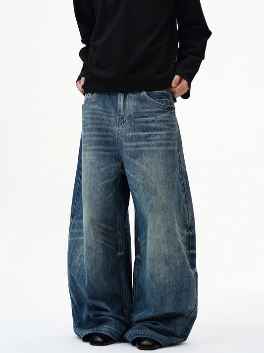 RT No. 55117 SCIMITAR BAGGY DENIM JEANS