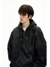 RT No. 50274 LEATHER HOODED JACKET