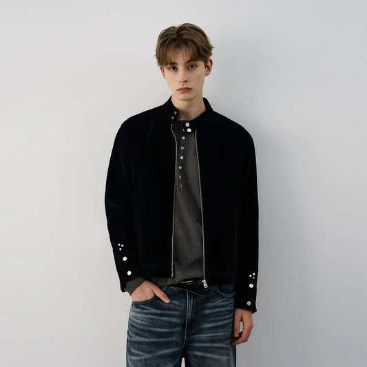 RT No. 40788 SUEDE BIKER JACKET