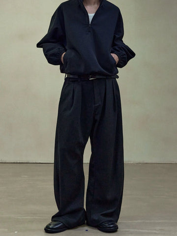 RT No. 29129 PLEATED BAGGY STRAIGHT PANTS