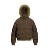 RT No. 32515 FUR HOODED PUFFER JK